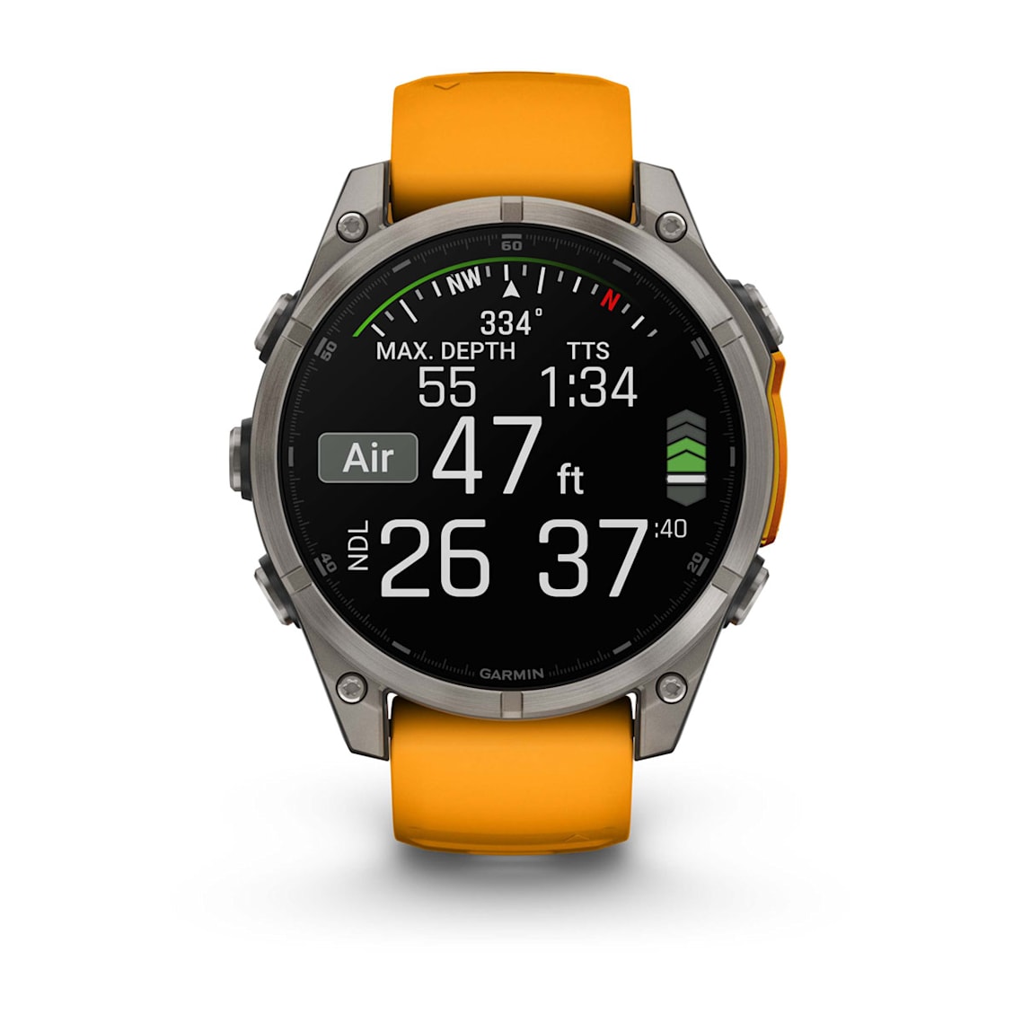 Garmin fēnix 8 Slate Gray and Black Silicone GPS smartwatch