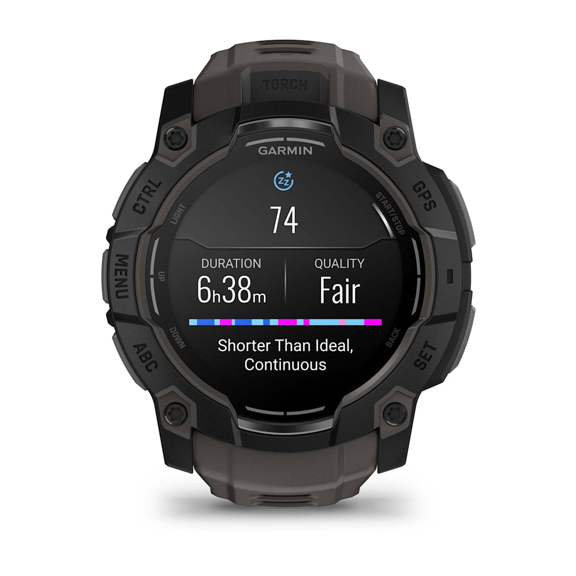 Garmin Instinct 3 using Garmin Pay contactless payments at checkout