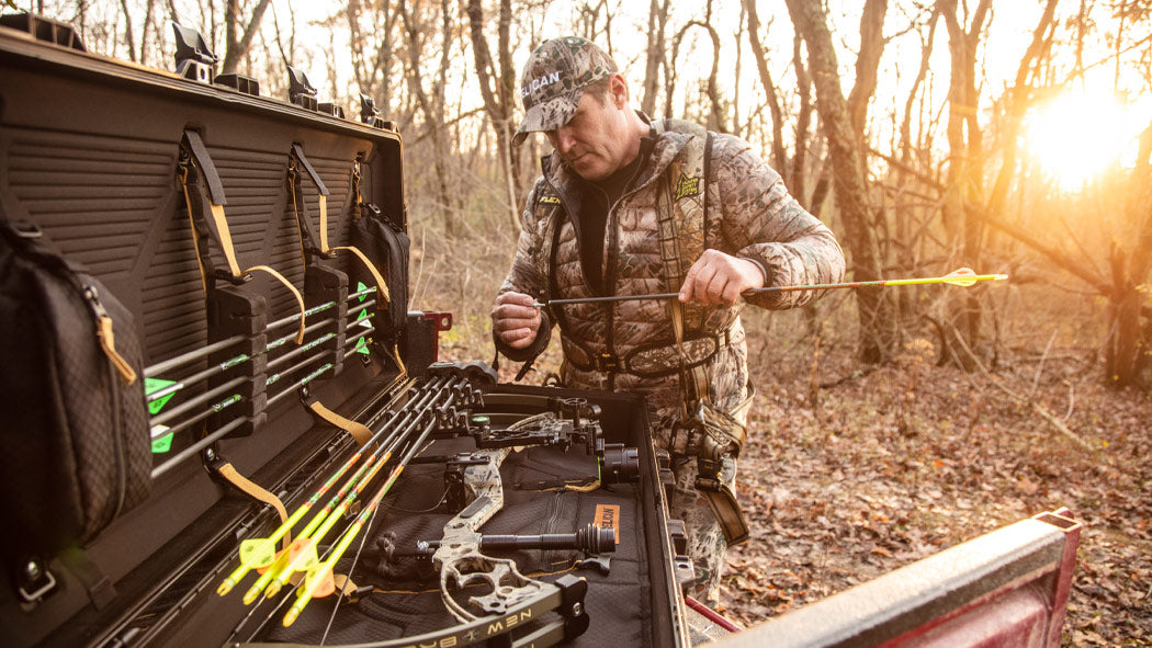 Dustproof and waterproof Pelican Air bow case for bow hunters
