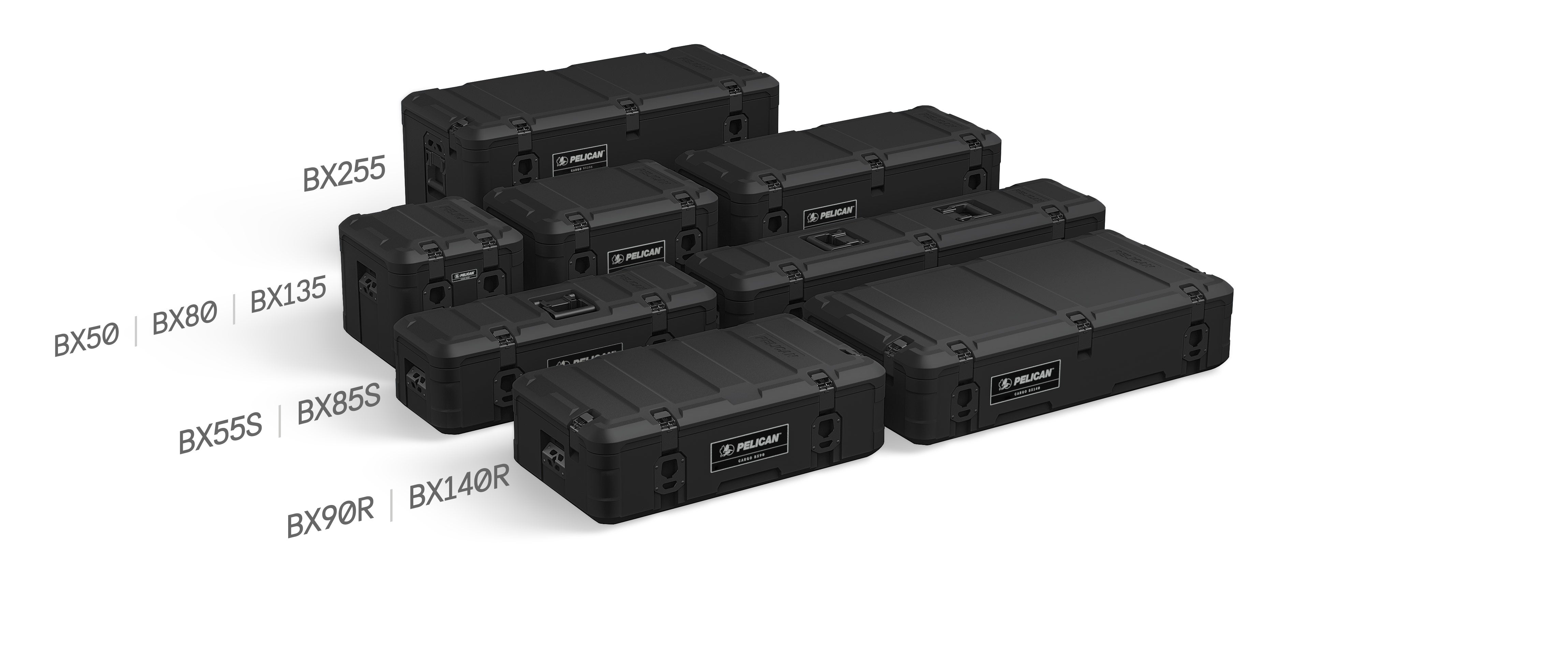 Durable Pelican Cargo case for tools, clothing, and outdoor gear