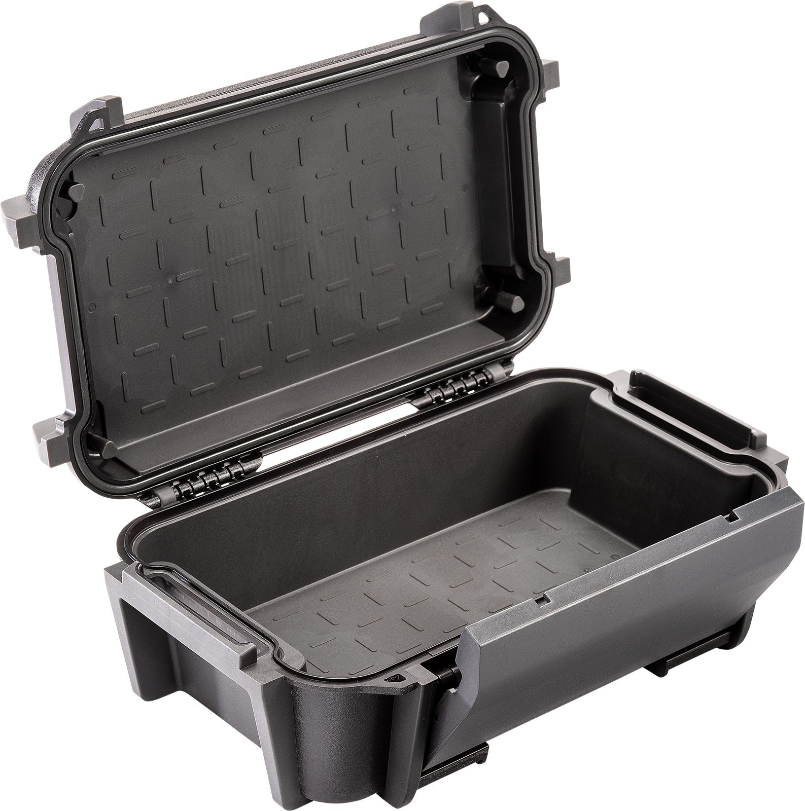Pelican™ Ruck Case submerged in water, demonstrating IP68-rated protection—waterproof to 2 meters depth for 30 minutes and resistant to dirt, dust, and snow