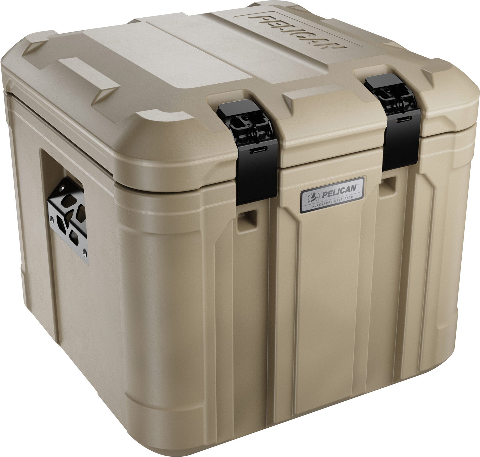 Pelican Adventure Case mounting interface plate for vehicle attachment