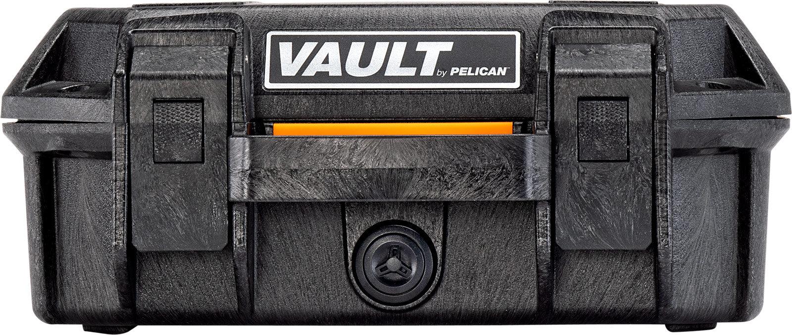 Dimensions of Vault equipment case: Interior 11.00 x 8.00 x 4.50 inches, exterior 12.28 x 12.03 x 5.16 inches, with lid depth of 1.57 inches and bottom depth of 2.93 inches