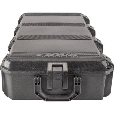 Durable gun case for takedown rifles and accessories with ergonomic carry handles