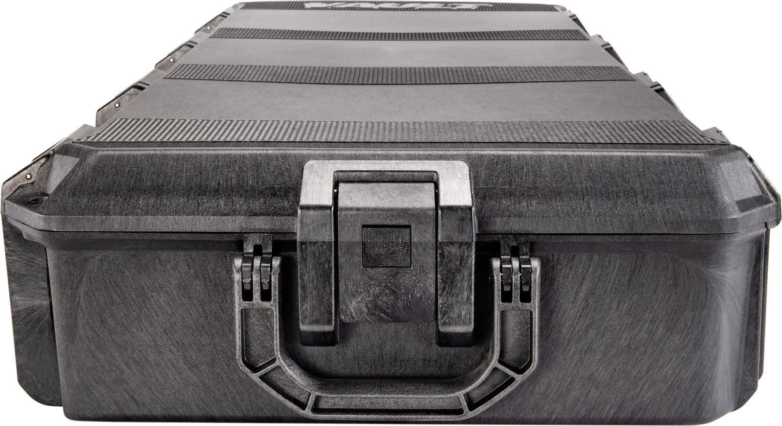 Vault series gun case equipped with two wheels, designed for easy transport on rough terrain, made from heavy-duty materials for supreme durability in tough conditions