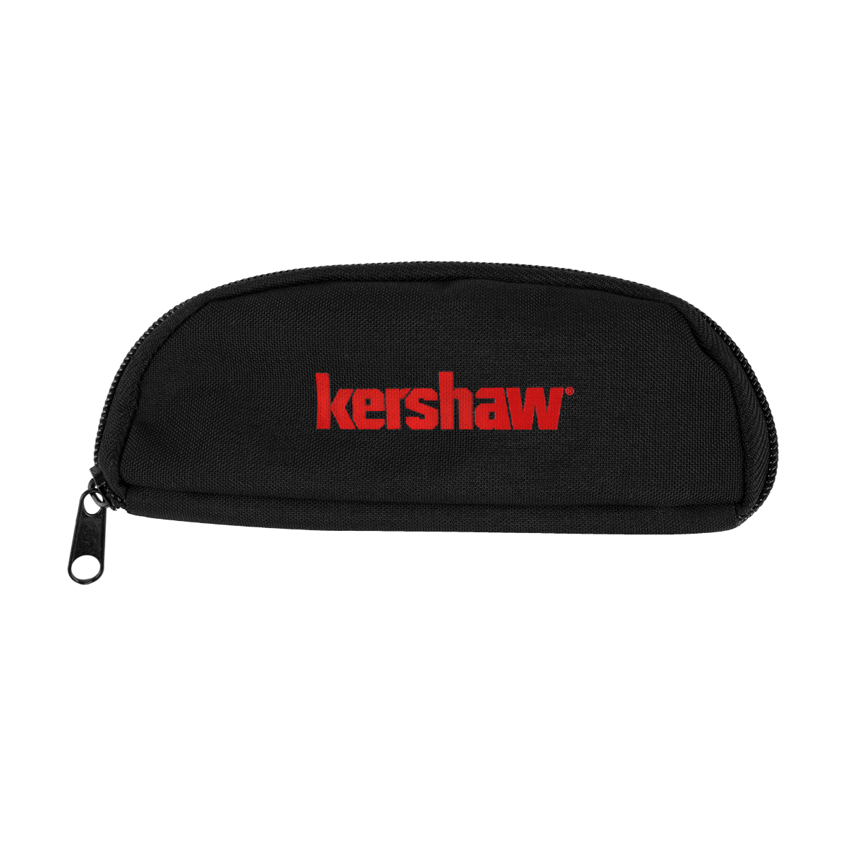 Kershaw zippered Cordura knife case with soft faux sheepskin interior for folding knives up to 5.25 inches.