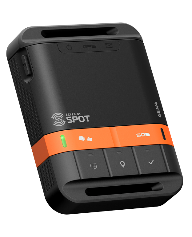 SPOT Gen4 rugged handheld GPS tracker for outdoor adventures