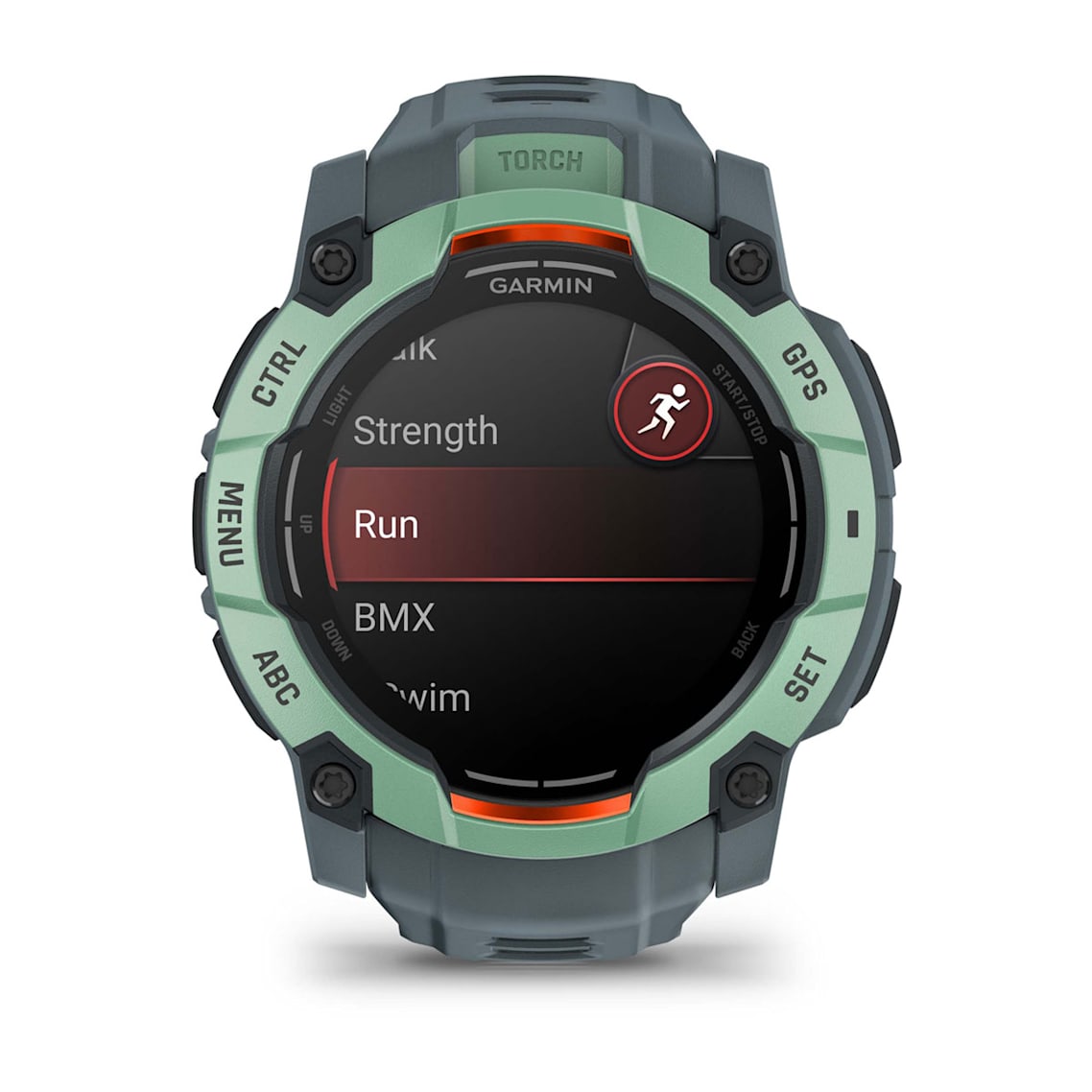 Durable smartwatch with a metal-reinforced bezel and scratch-resistant display, built for adventure.