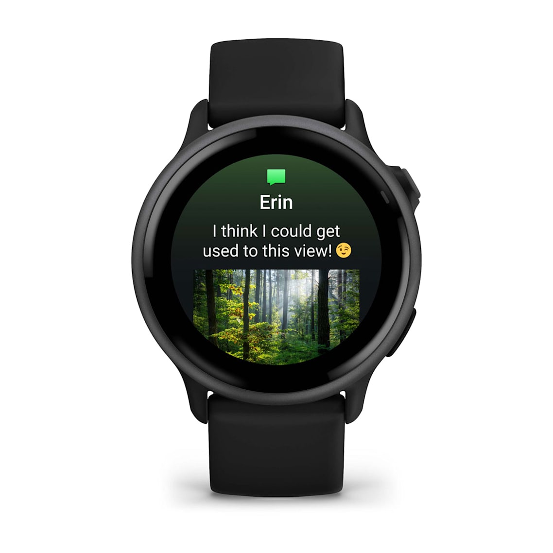 Garmin vívoactive 6 slim profile design with silicone band