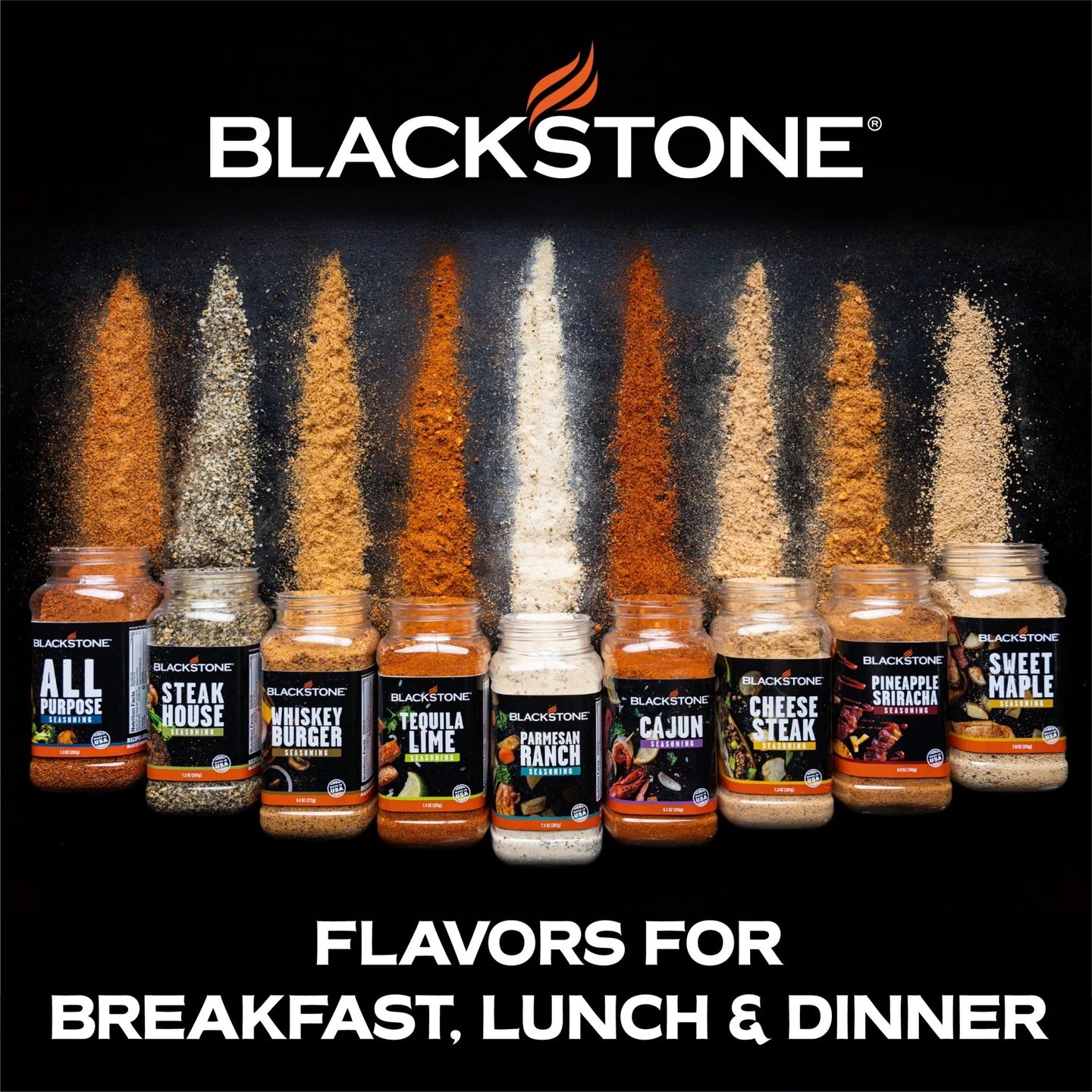 Blackstone smash burger spice mix adding classic BBQ flavor to burgers