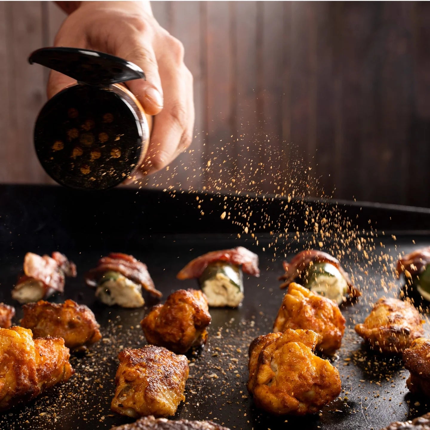 Blackstone smash burger seasoning for outdoor griddle and grill cooking