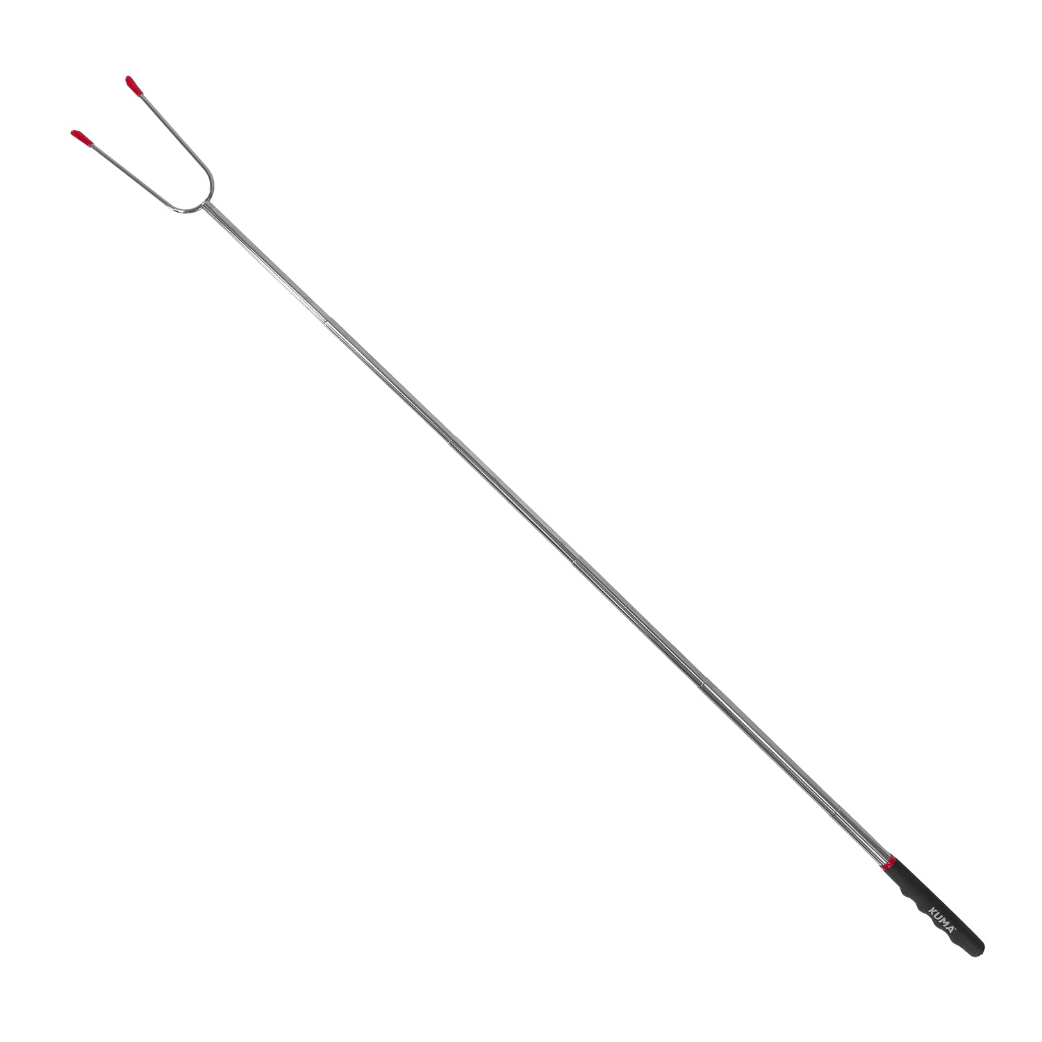 Fishing rod on a white background