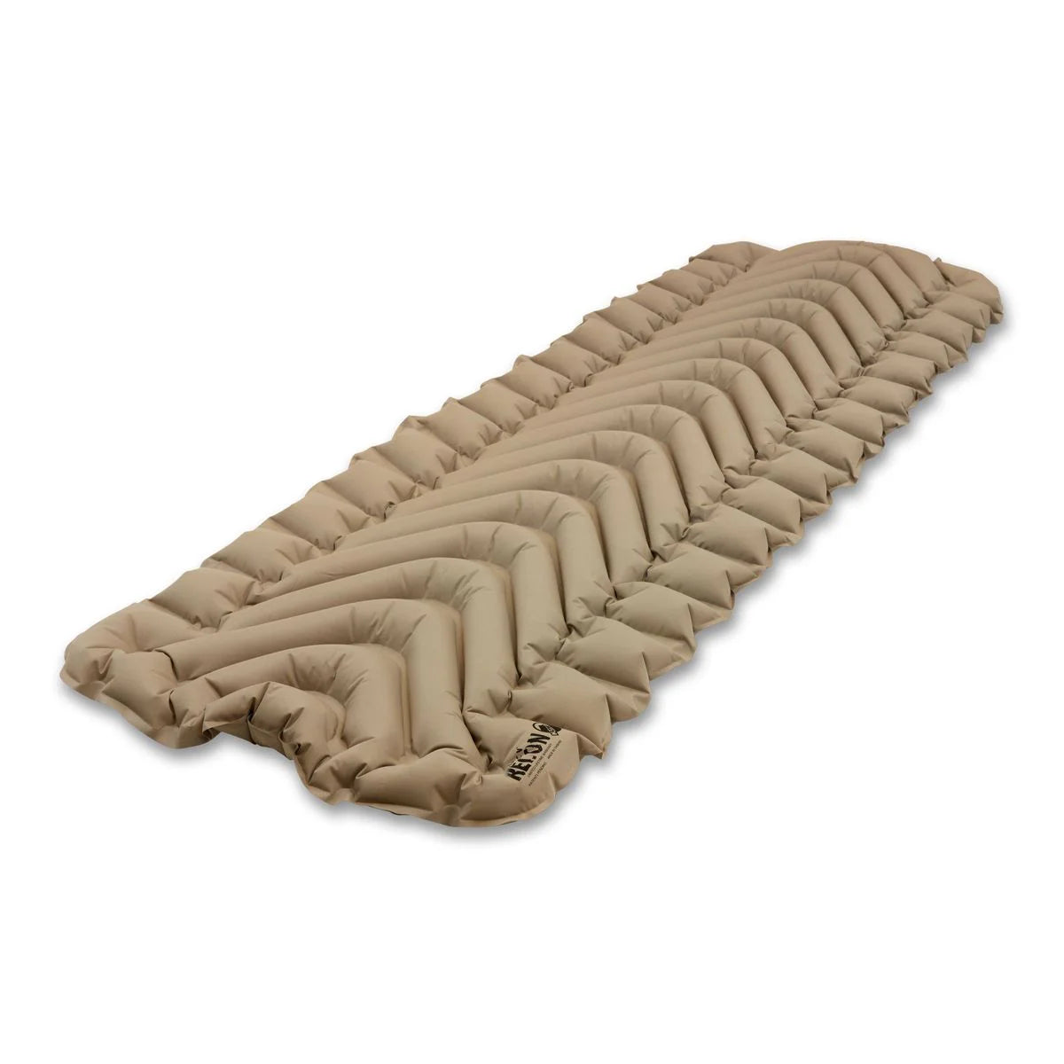 Side rails on the Static V™ sleeping pad designed to keep users centered and prevent air movement.