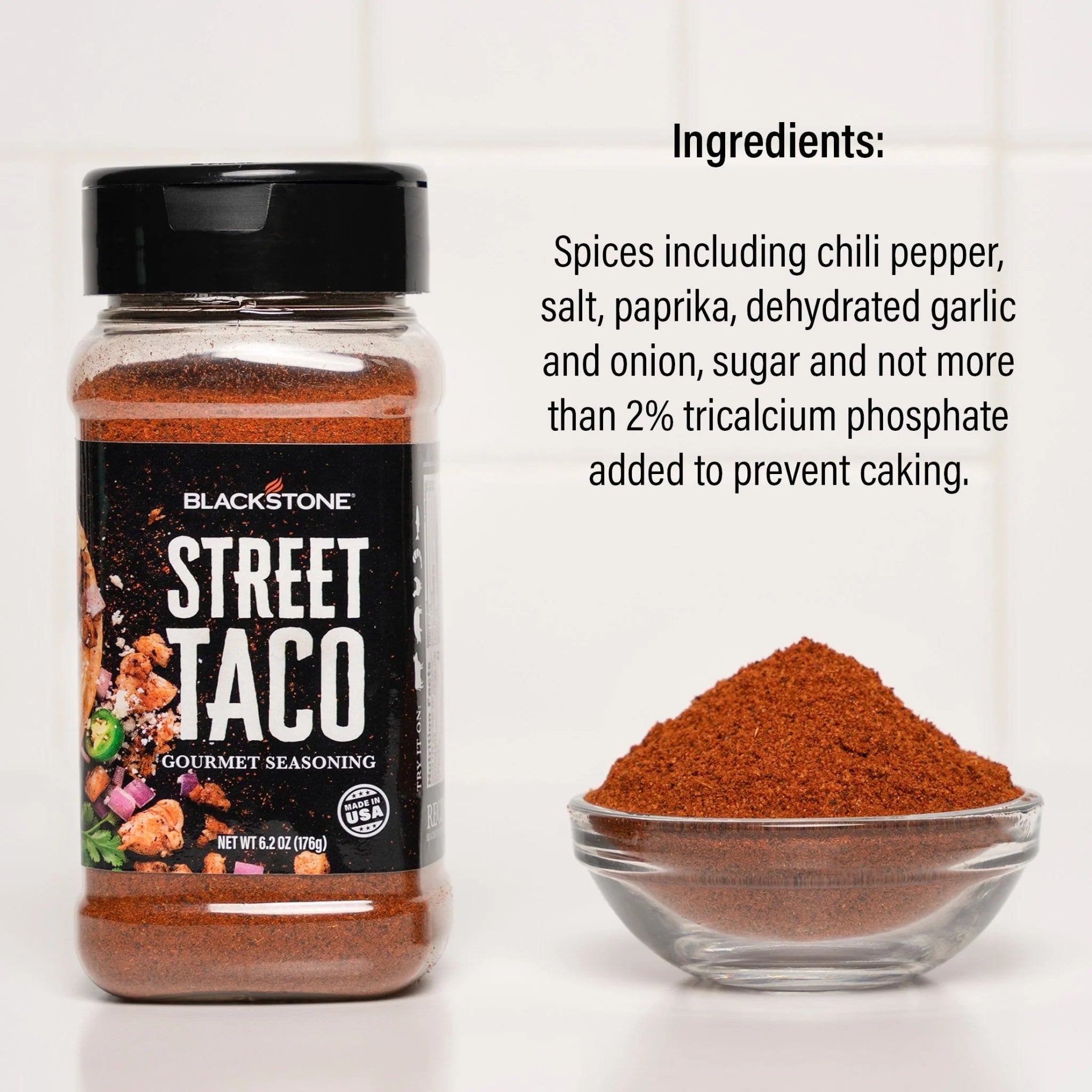 Blackstone taco seasoning for tacos burritos and Mexican style meals