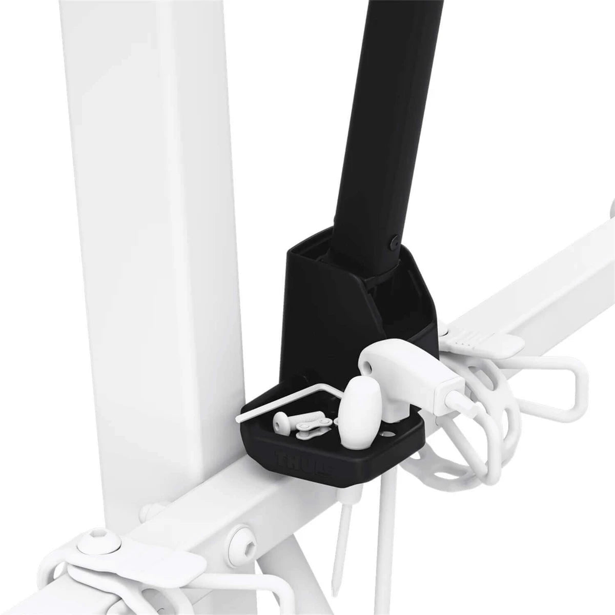 Lightweight and compact bike repair rack with frame holder for various bike sizes