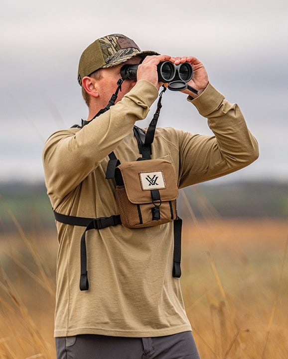 Triumph HD binoculars with fully multi-coated lenses for clear low-light performance