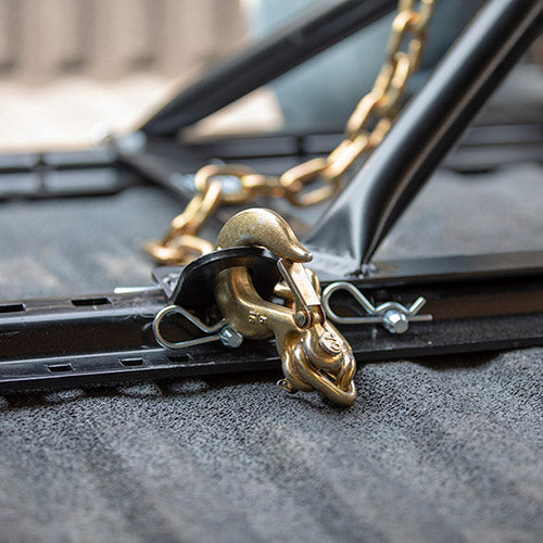 These specially designed Rail Tabs simplifies the installation of the Andersen Ultimate Connection Safety Chains (Part # 3230)