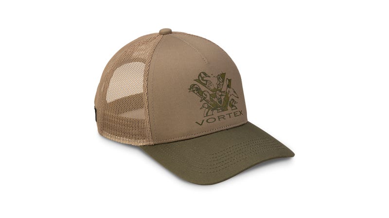 Waterfowl hunting structured mesh snapback cap