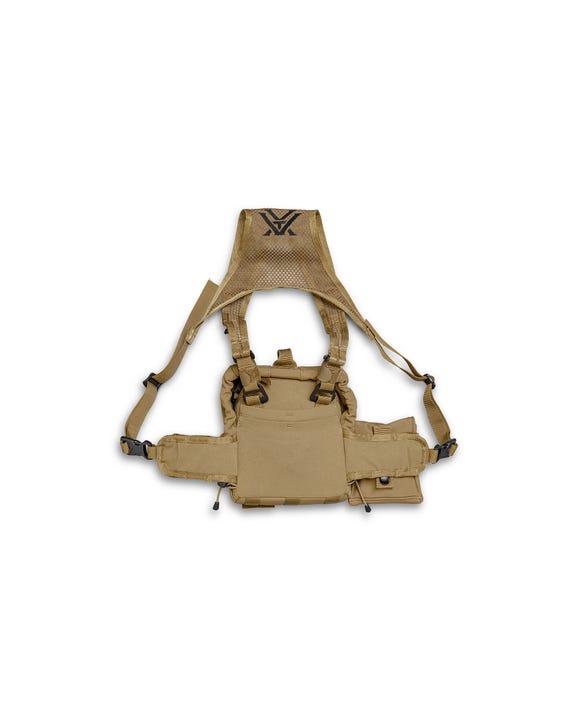 GlassPak Pro binocular carry system with adjustable straps and quick release buckles