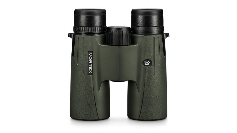 Viper HD 8x42 binoculars with rugged rubber armor and open hinge design