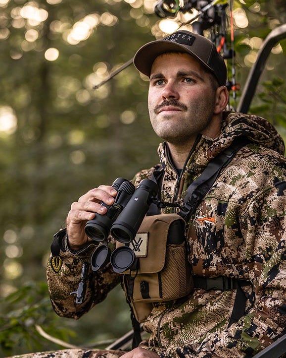 Diamondback HD binoculars with multi-coated lenses and waterproof fogproof construction