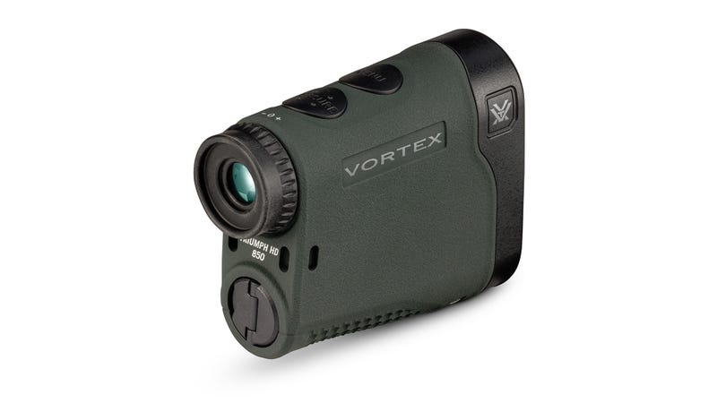 Compact Triumph HD 850 rangefinder designed for deer hunting