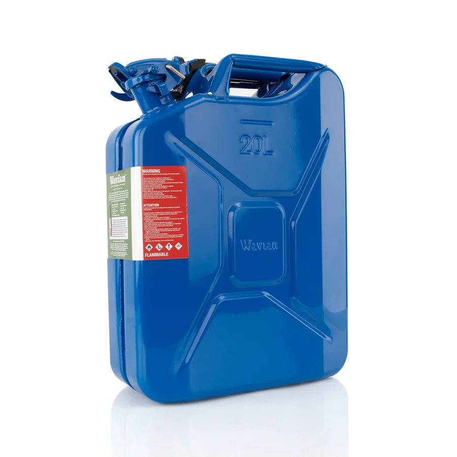 Wavian 20 Litre Blue Fuel Can with Safety Spout