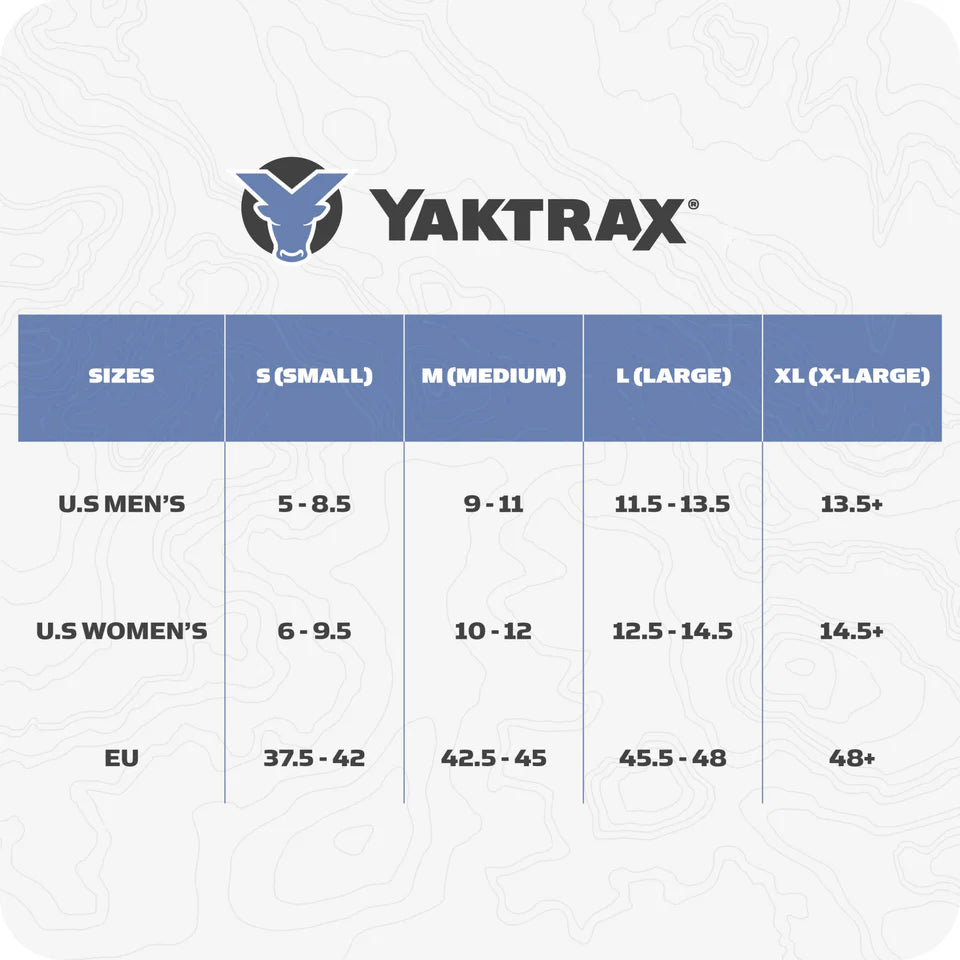 Yaktrax Run cold weather running traction for packed snow and ice