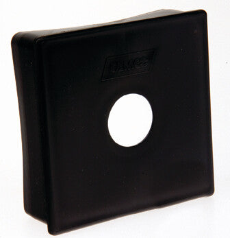 4" Black Rubber Bumper Plug