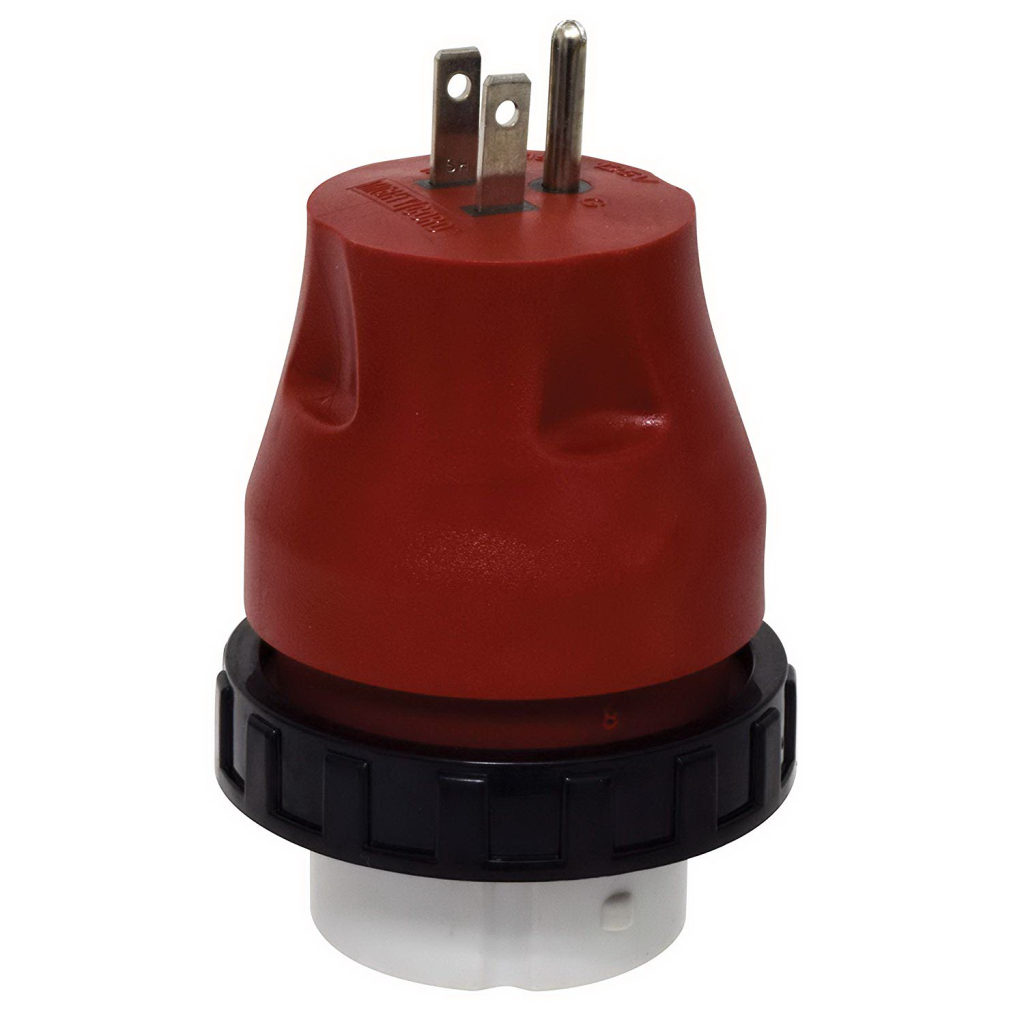 15M-50F Locking Adapter Plug