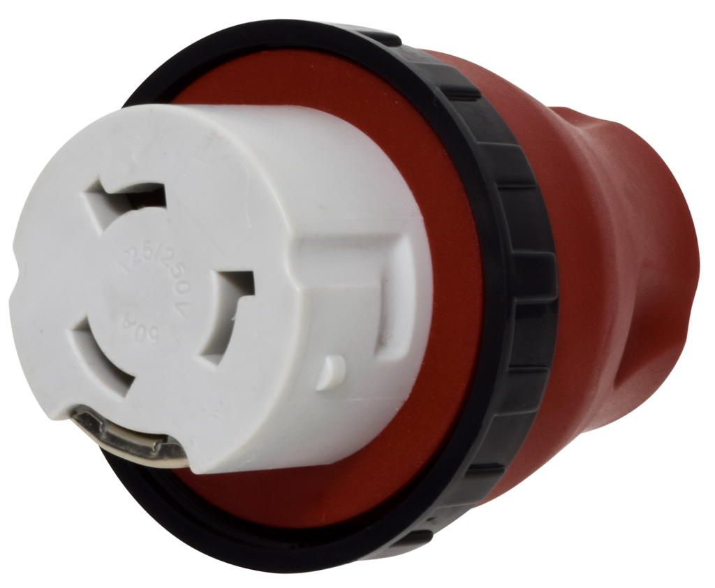 15M-50F Locking Adapter Plug