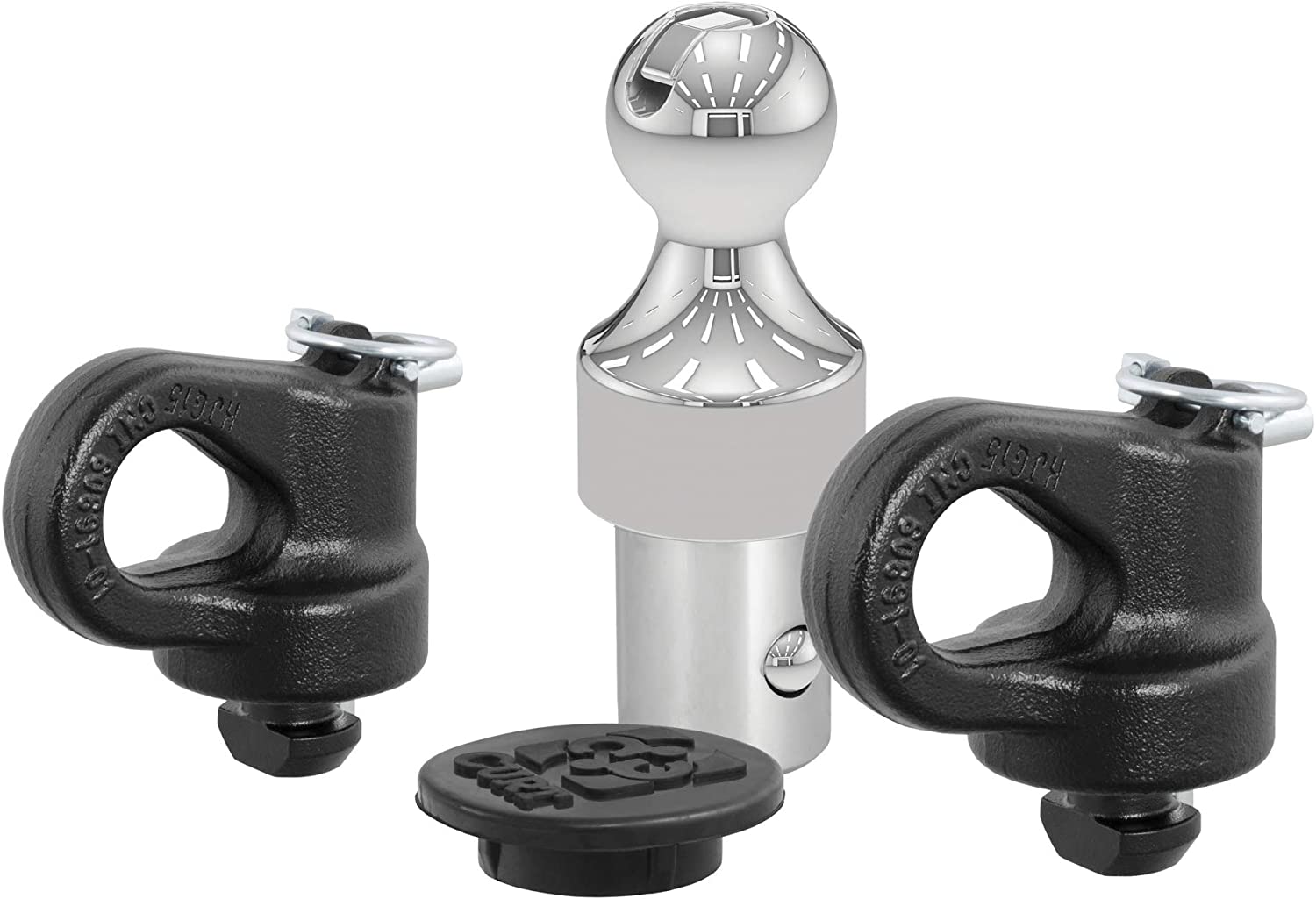 CURT Manufacturing 60692 Gooseneck Ball and Safety Chain Anchor Kit for GM