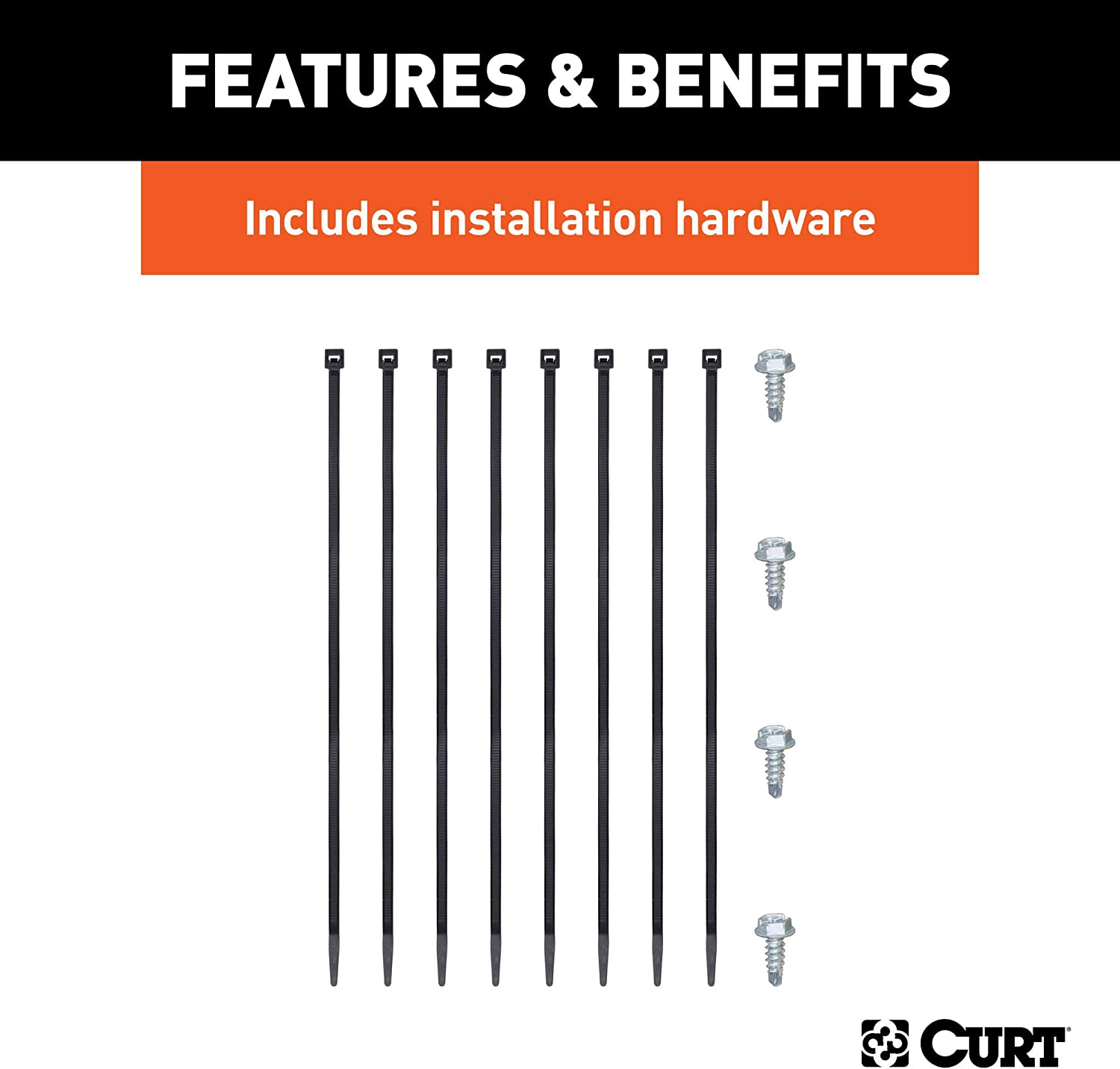 CURT Manufacturing 56070 Trailer Wiring Harness Extension
