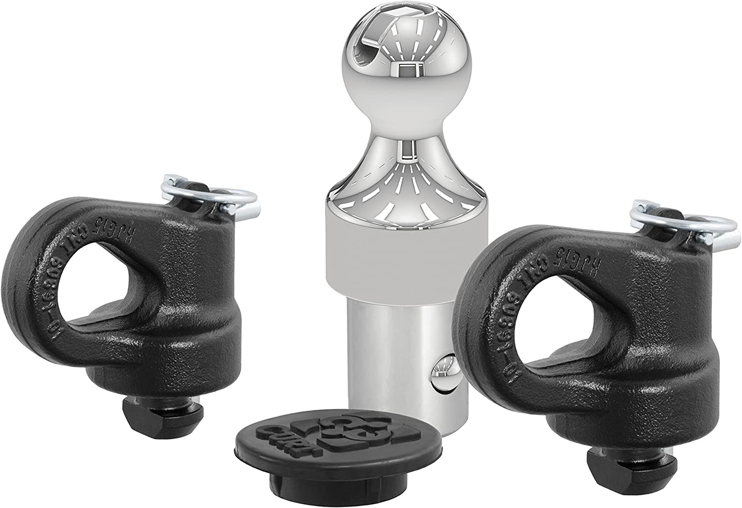 CURT Manufacturing 60692 Gooseneck Ball and Safety Chain Anchor Kit for GM