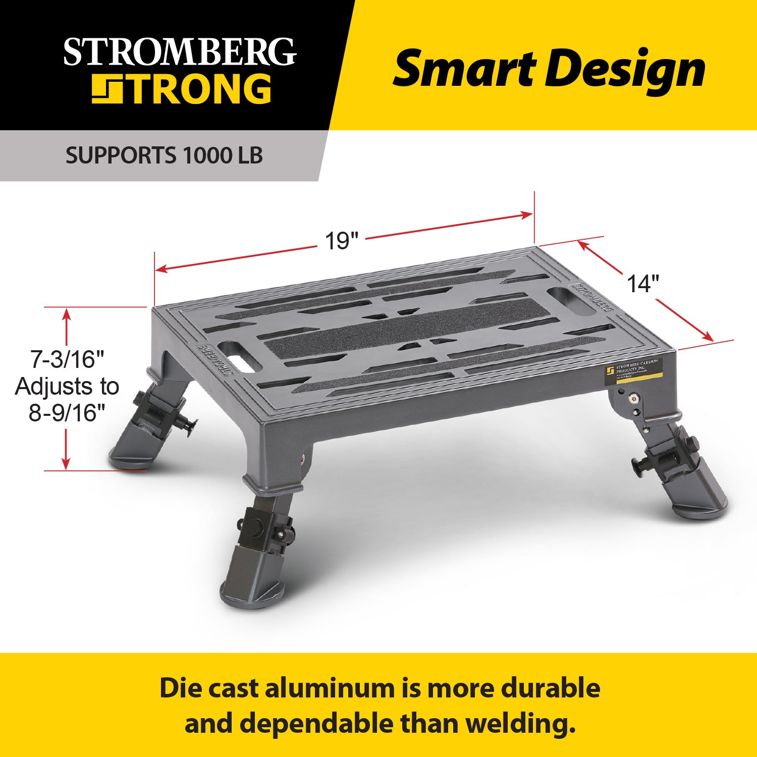 Adjustable Alum. Platform Step