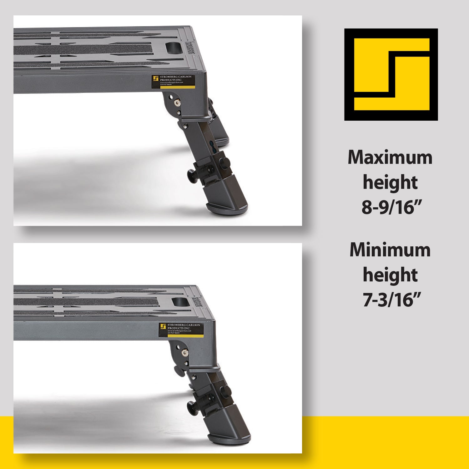 Adjustable Alum. Platform Step
