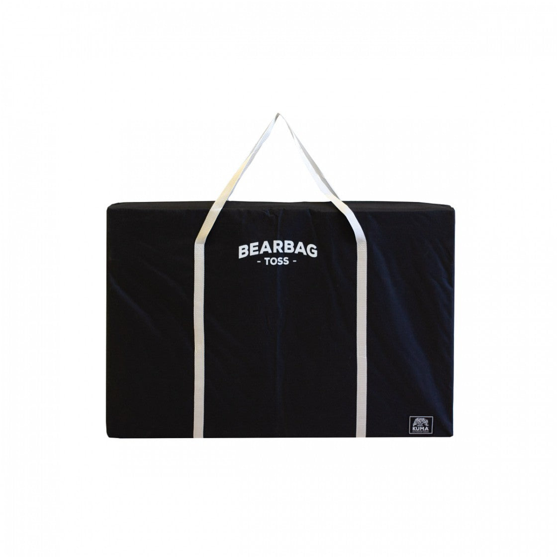 Durable carry bag for Bear Toss game, sized 25 x 37 x 3 inches for easy portability
