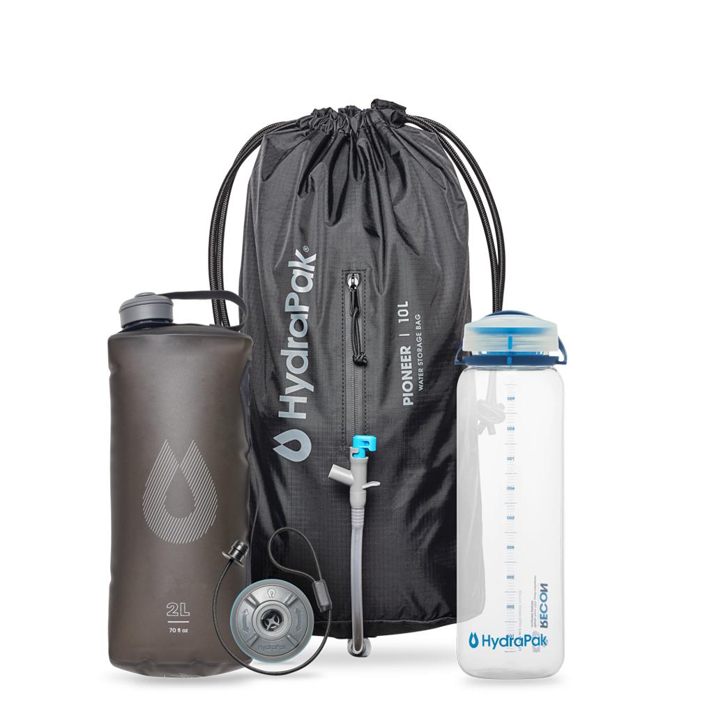 HydraPak hydration reservoir and water bottle for hiking and outdoor adventures
