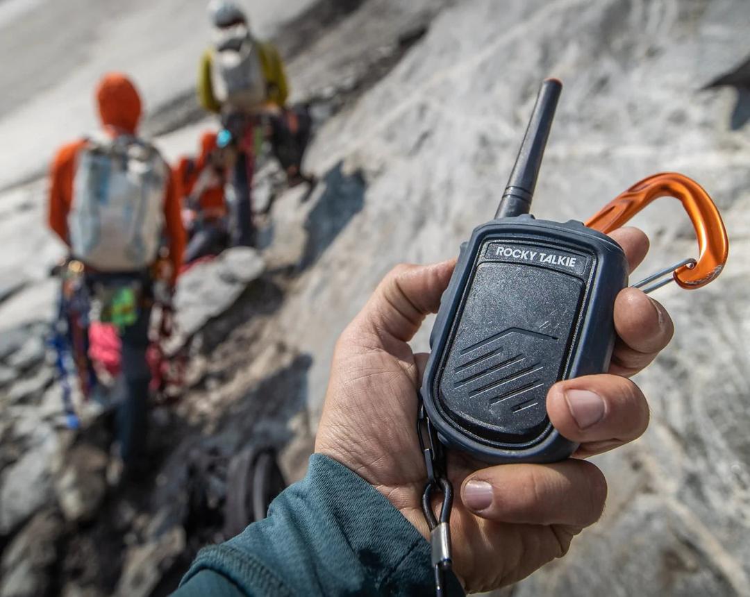 Rocky Talkie Mountain Radio two-way radio for hiking and backcountry communication