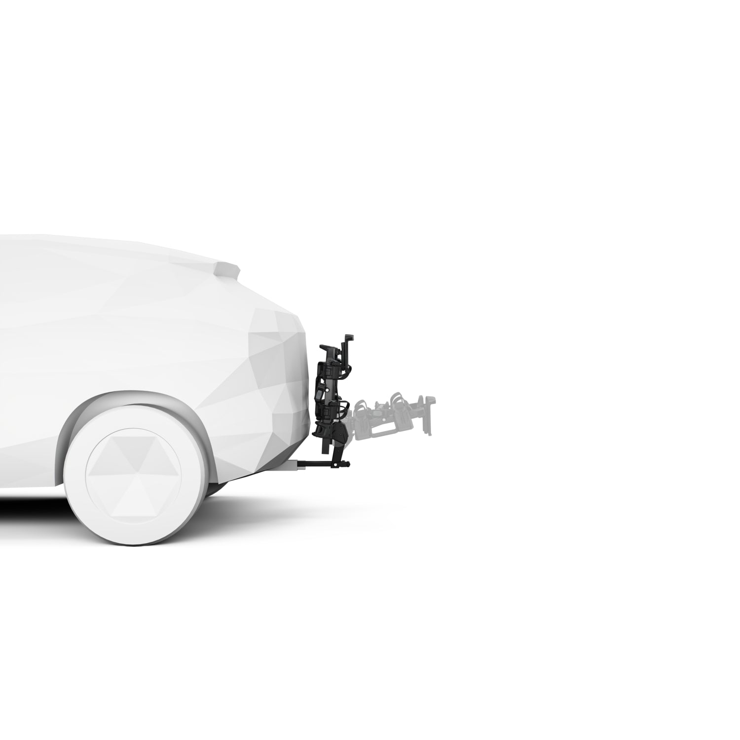 Thule 9012500 bike rack with tool-free installation and compact storage dimensions

