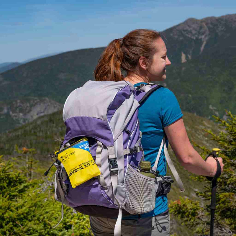 Specially designed splinter and tick remover forceps included in the Ultralight/Watertight .5 first aid kit