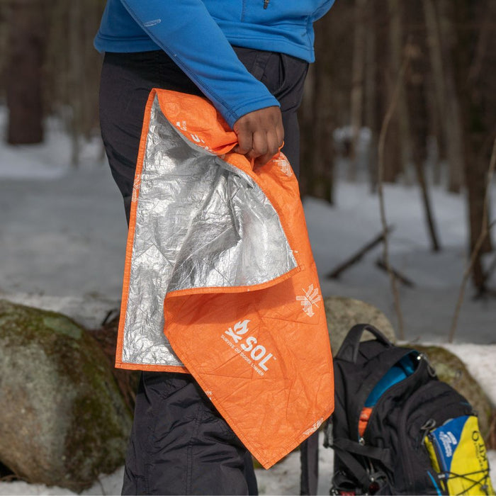Packable SOL Escape Trail Seat with included stuff sack

