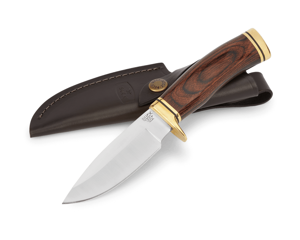 Buck Vanguard drop point knife for field dressing and big game hunting