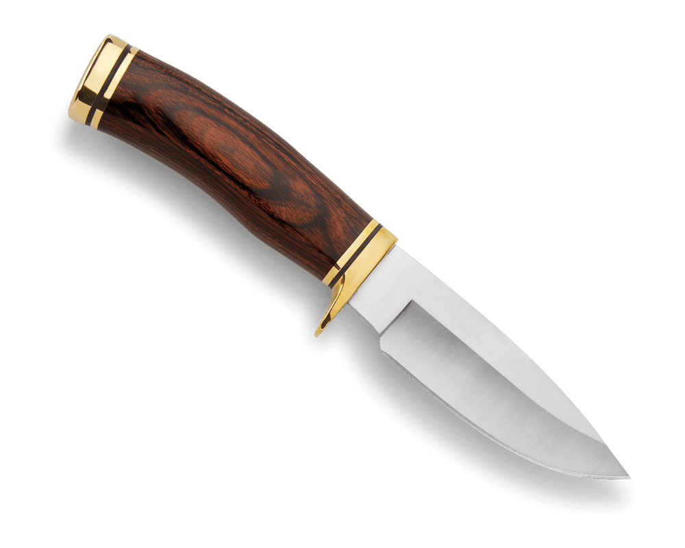 Buck Knives Vanguard 420HC steel blade with heritage walnut DymaLux handle