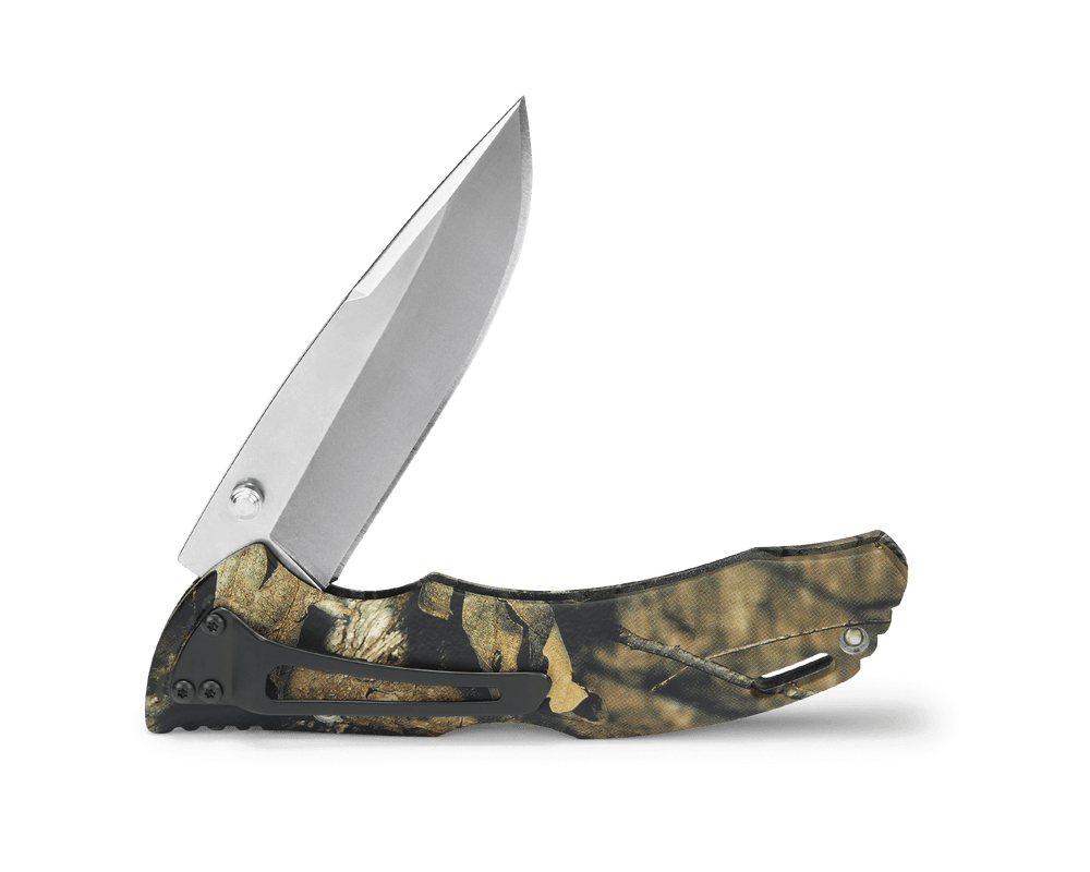Buck Bantam BHW folding knife with 420HC drop point blade