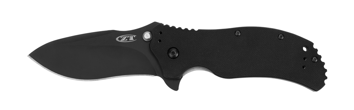 Zero Tolerance 0350 folding knife with black G10 handle