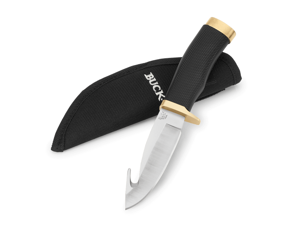 Buck Knives Zipper knife with 4.25 inch guthook blade and durable handle
