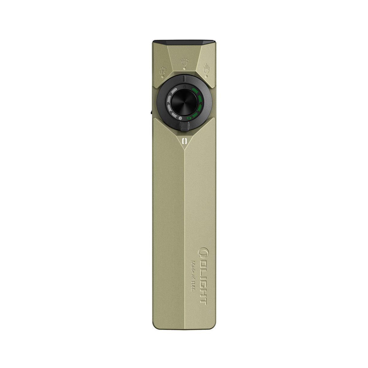 Olight ArkPro Flat EDC Flashlight in olive green