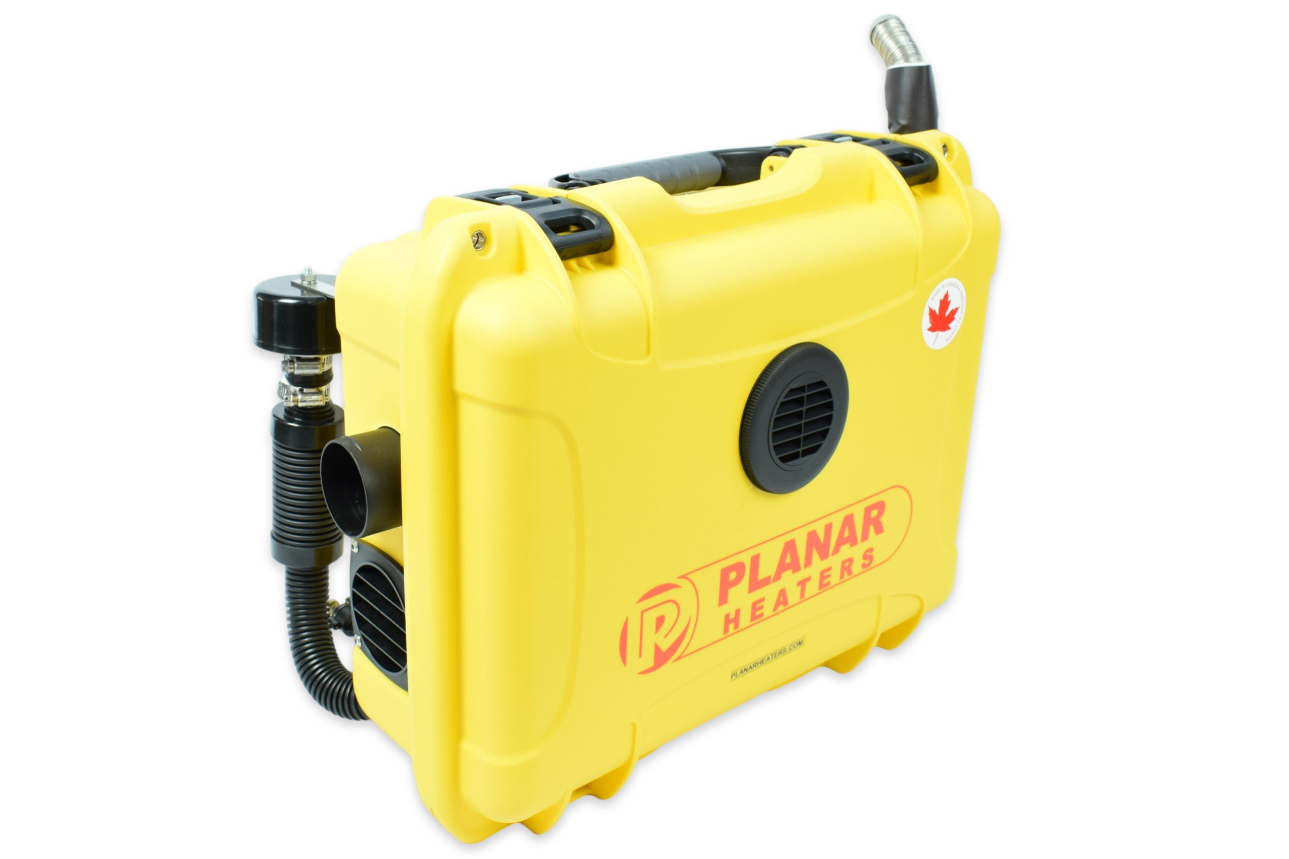 Planar 2D portable 12V diesel air heater in crushproof rain-resistant case