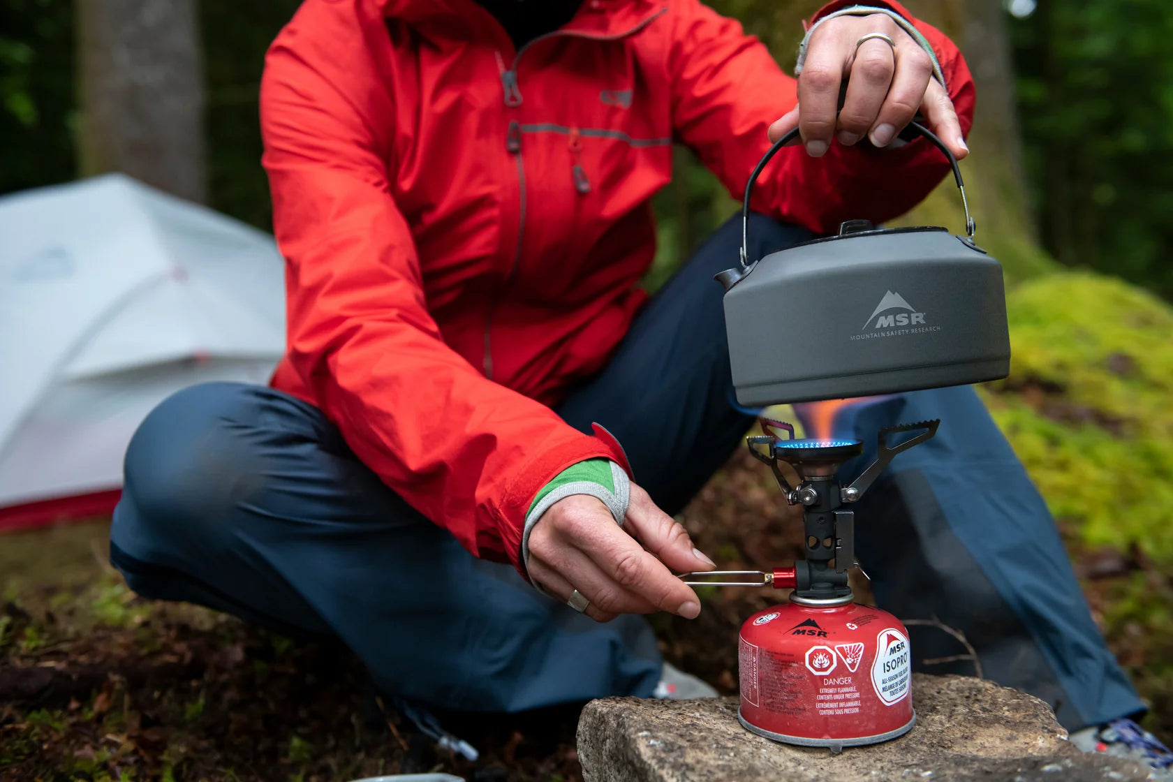 MSR Titan Kettle 1L ultralight backpacking cookware